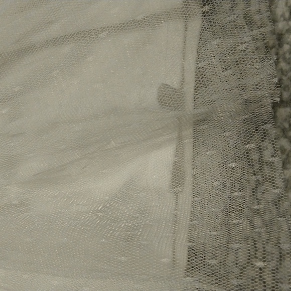 Knitworks dainty denim & white tulle belted country style dress - Picture 2 of 6